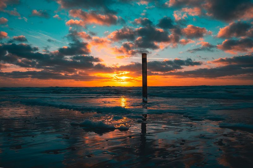 zonsondergang van Rene scheuneman