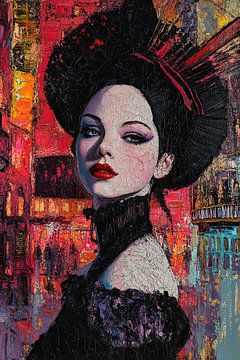 Parisian Intrigue van Blikvanger Schilderijen