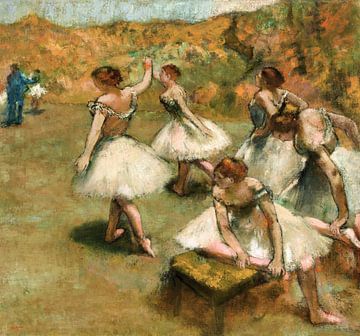 Edgar Degas,Dansers op het podium, 1889