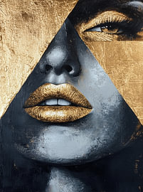 Visage doré sur Movingclouds