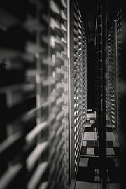 Architektonische Jalousien (schwarz und weiß)