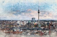 Skyline Berlijn van Arjen Roos thumbnail