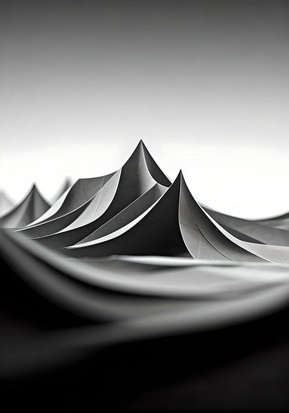 Papierlandschaften v04 von Will Scholten