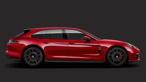 Porsche Panamera, rot