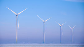 Windräder in der Stille