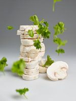 Mushroom and parsley
