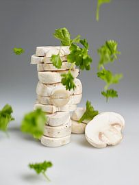 Champignon und Petersilie von Sjoerd van der Hucht