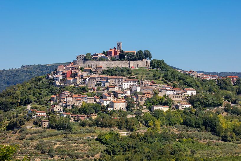 Vue de Motovun en Croatie par Joost Adriaanse
