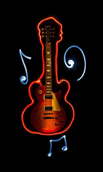 The light guitar by Vinanda Voncken