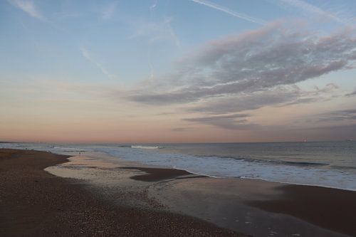 De hemel onder mijn voeten op het gouden uur