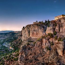 Andalusisch landschap bij de stad Ronda in Spanje van Voss Fine Art Fotografie