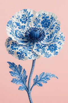 Delft Blue Poppy