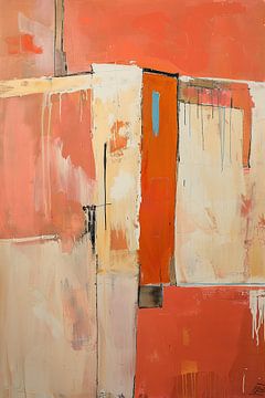 Abstract schilderij van Abstract Schilderij