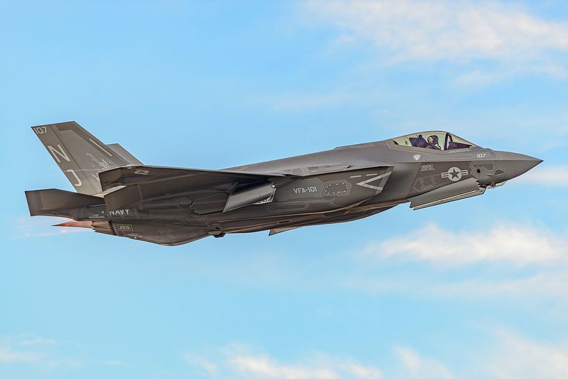 U.S. Navy Lockheed Martin F-35C Lightning II. by Jaap van den Berg