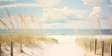 Summer Dune Crossing by Vlindertuin Art