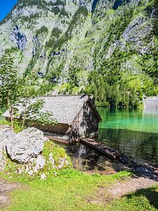Blick auf den Obersee im Berchtesgadener Land