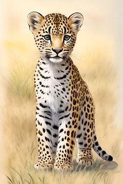 Jeune léopard sur DeVerviers