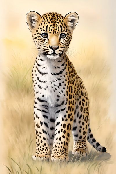 Junger Leopard von DeVerviersBelgium