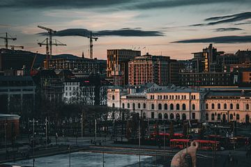 Oslo skyline van Quin van Saane