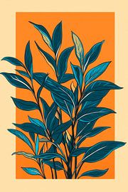 Feuilles tropicales sur Poster Art Shop