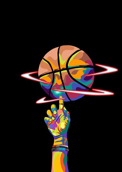 Basketball in der Pop-Art von IHSANUDDIN .