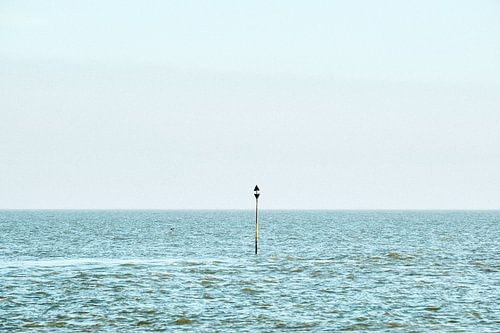 The maritime mark in the sea