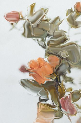 Abstract painting by Carla Van Iersel