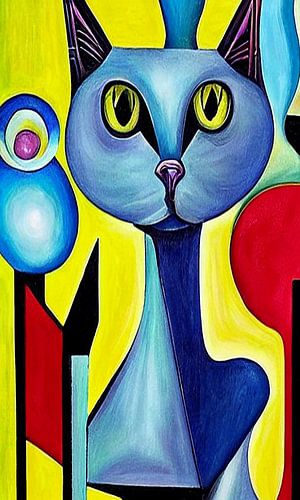 Artful cat