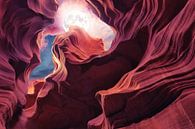 Grand Canyon met Space & Full Moon Collage II van ArtDesignWorks thumbnail