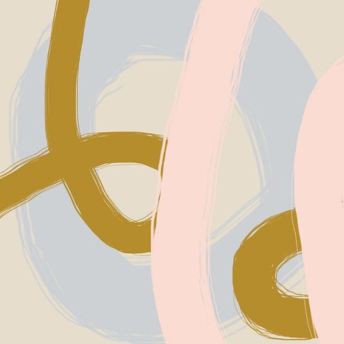 Moderne abstracte kunst - Lijnen en vormen 5