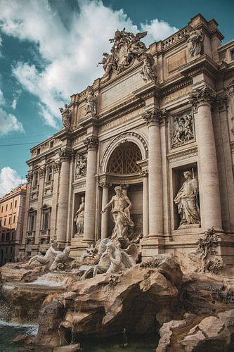 The Trevi Fountain in Rome
