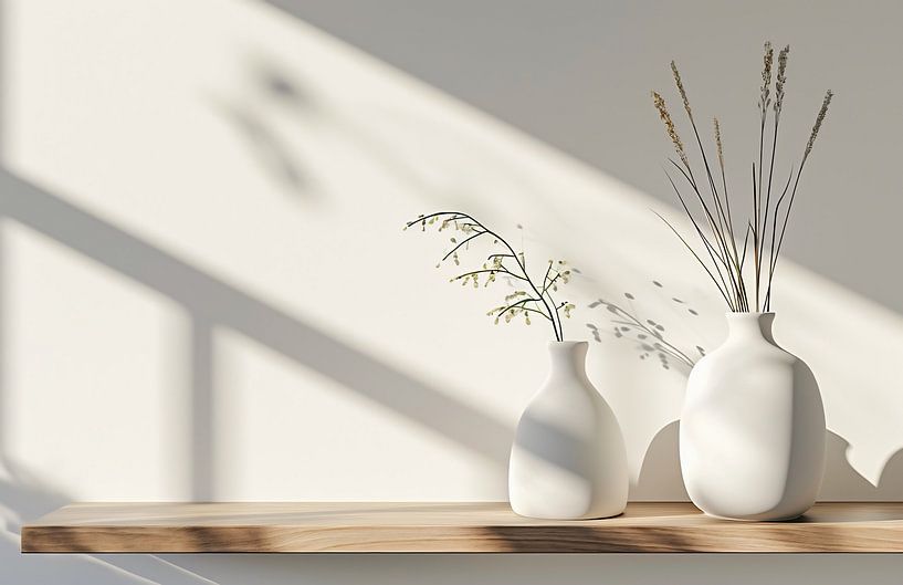 Romantisch stilleven van fernlichtsicht