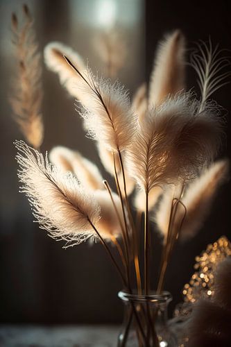 Pampas Grass In Sunlight