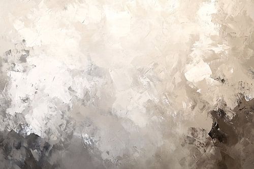 Peinture abstraite aux tons doux