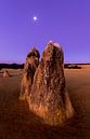 Roche spéciale dans le parc national du désert des Pinnacles au coucher du soleil juste à l'extérieu par Guido Boogert Aperçu