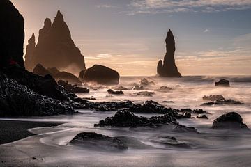 An early March morning at the Reynisdrangar by Gerry van Roosmalen