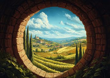 Toscane | Glimpse into Tuscan Summers van OMG Art