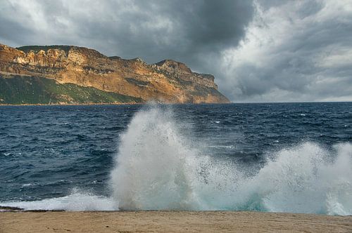 Uitzicht op Cap Canaille aan de Côte d'Azur