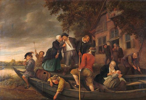 De vrolijke thuiskomst, Jan Havicksz. Steen