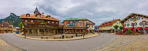 Panoramaaufnahme von Oberammergau