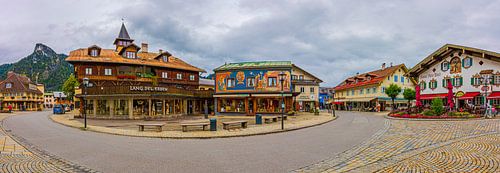Panorama foto van Oberammergau