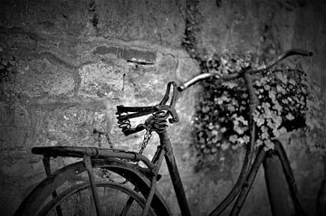 Oude fiets van Joel Houbrigts
