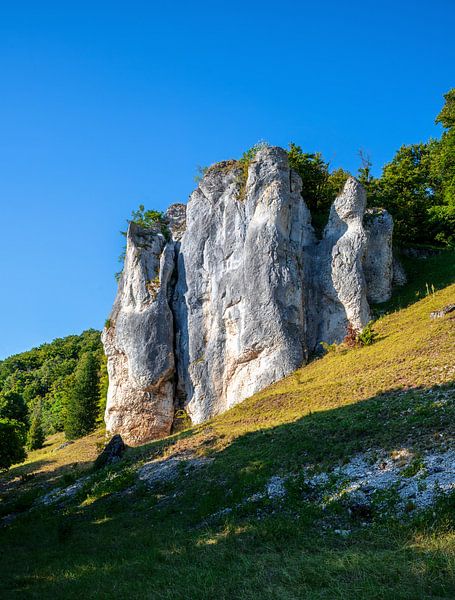 Formation rocheuse près de Dollnstein dans l'Altmühltal par ManfredFotos