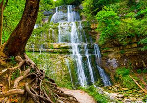 Cascades des Hérissons im Jura