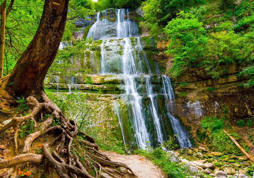 Cascades des Hérissons in the Jura by Tanja Voigt