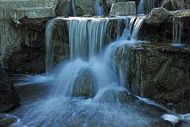 Waterfall Japanese Garden by Ingo Laue