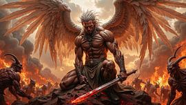 SERAPHEX - The archangel as slayer of demons by INFERAURUM