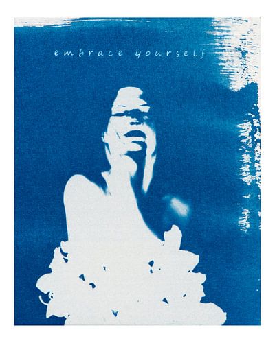 Embrace yourself (with white border)