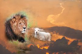 Der Löwe und das Lamm von Marika Rentier
