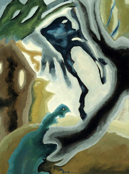 Arthur Garfield Dove,Barnyard Fantasy, 1935 van finemasterpiece